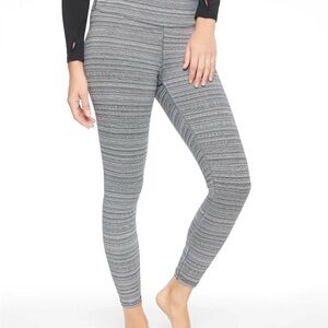 Athleta High Rise Jacquard Chaturanga Tight leggings activewear women’s sz S